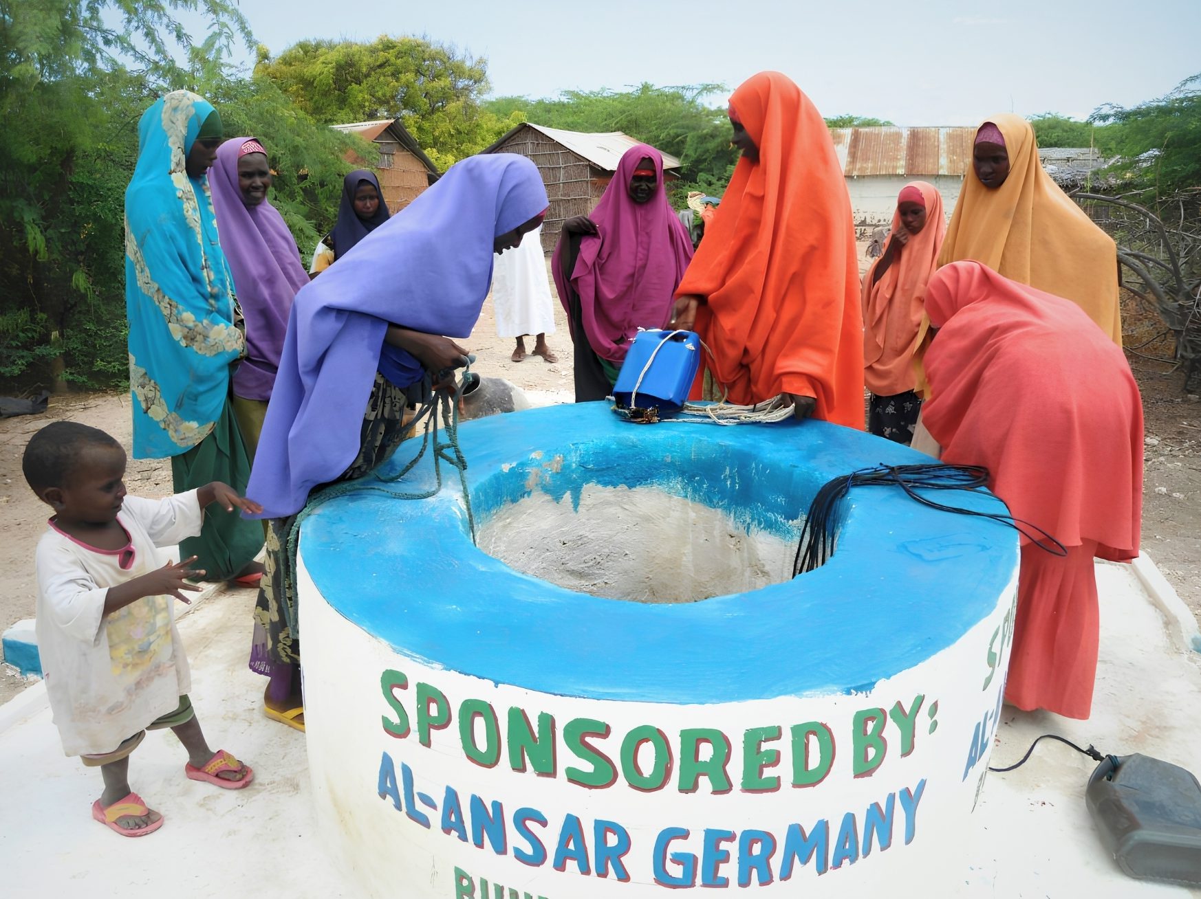 Bau & Fertigstellung von Brunnen Nr. 5 in Buulo Mareer, Somalia 2011